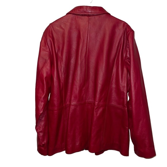 NWT Wilson Italian Leather Women Coat Size 3X - Picture 3 of 9